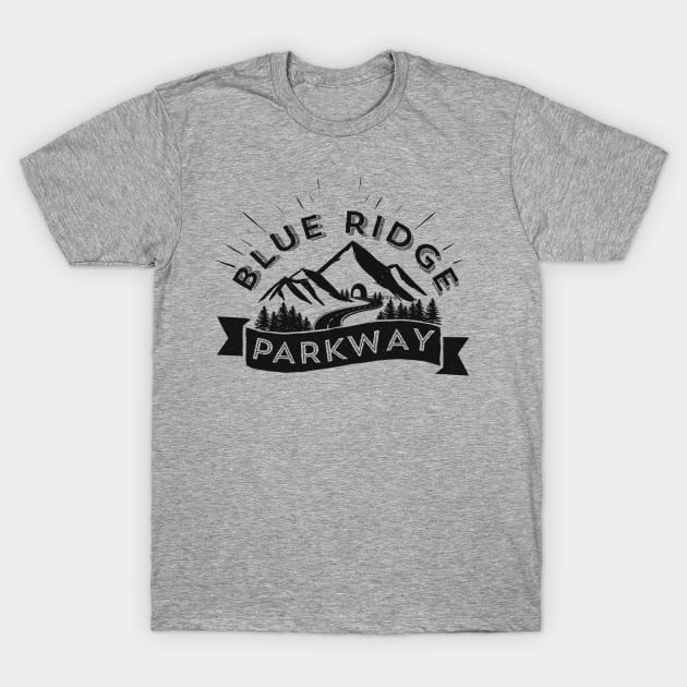 Blue Ridge Parkway T-Shirt by hillsboroughdesignco